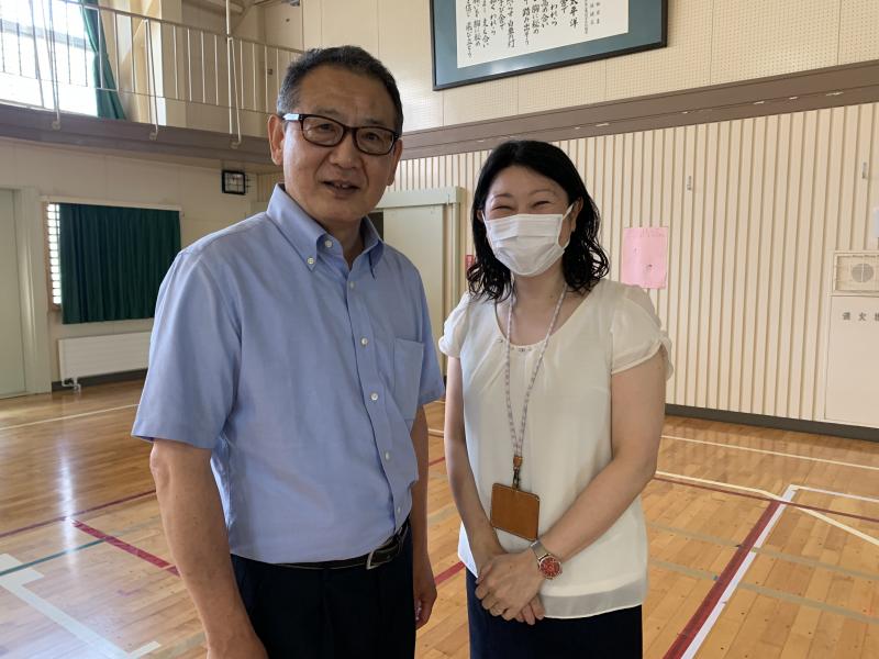 長根氏と山﨑先生のツーショット★